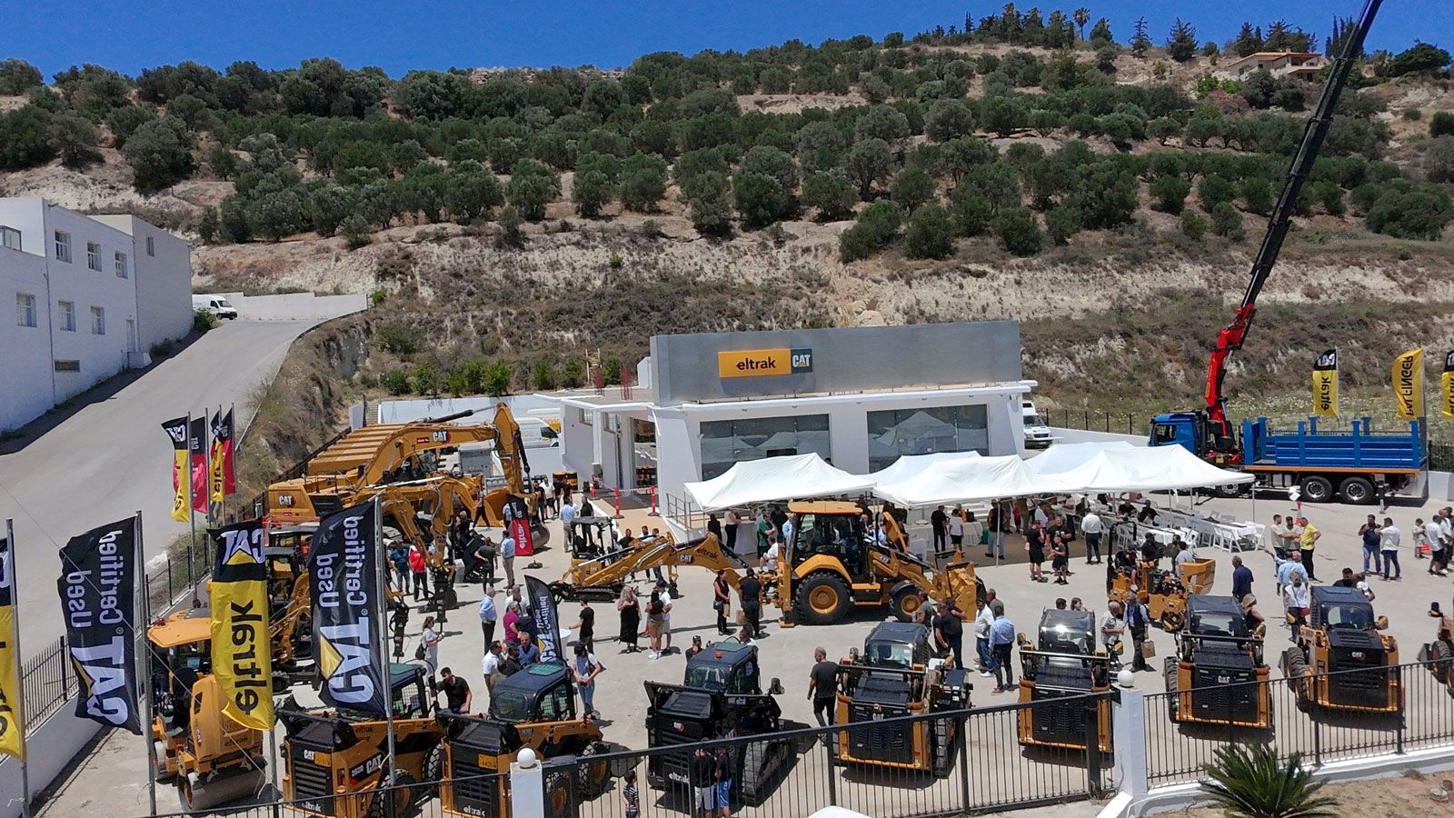 Open House της Eltrak στην Κρήτη με Caterpillar και Palfinger